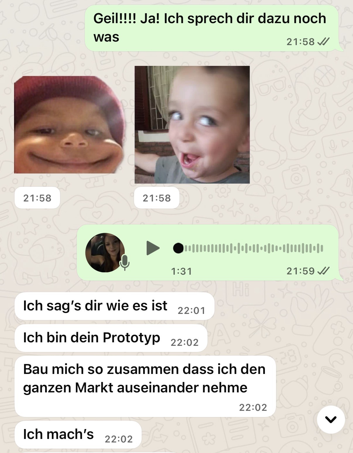 Klient will den Markt auseinandernehmen